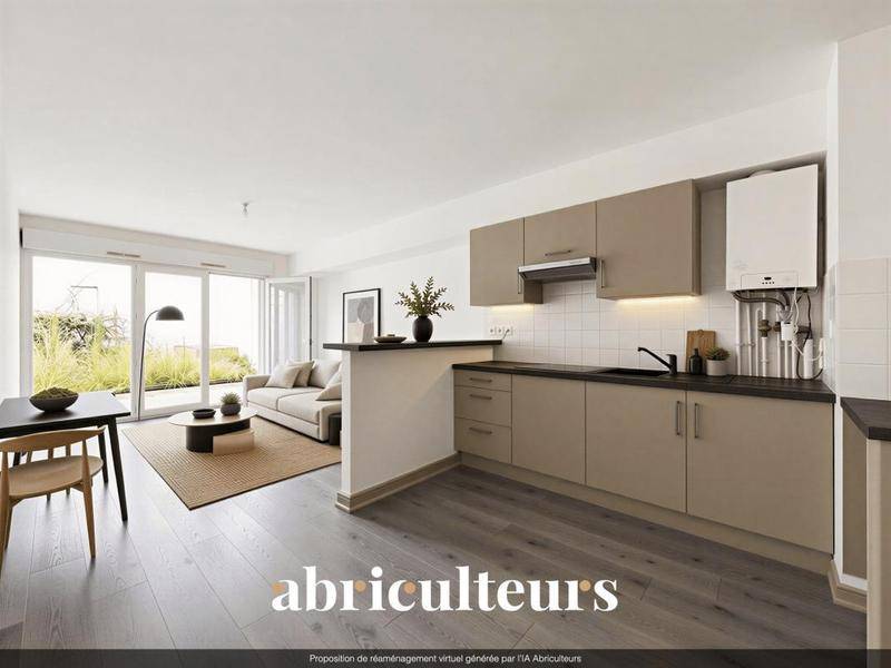 Image de l'annonce Appartement 3 pièces avec jardin privatif en…