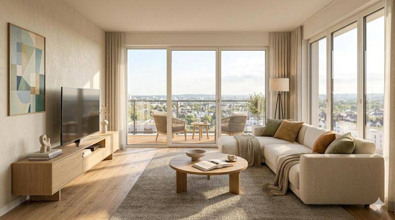 Image de l'annonce - T3 en DERNIER ETAGE avec BALCON…
