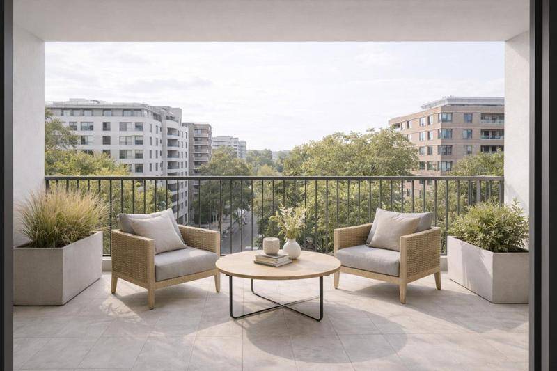 Image de l'annonce Studio LUMINEUX avec BALCON XXL aux portes…