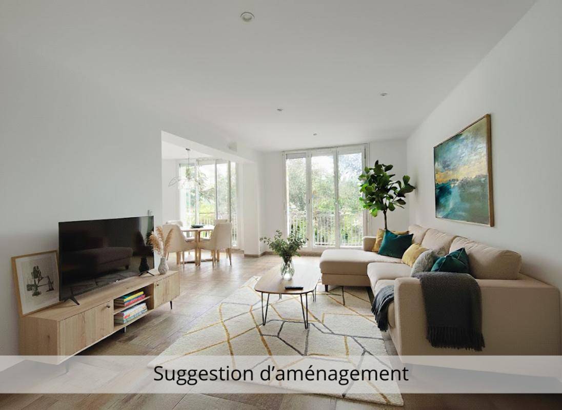 Image de l'annonce Charmant P3 rénové avec balcon et stationnement