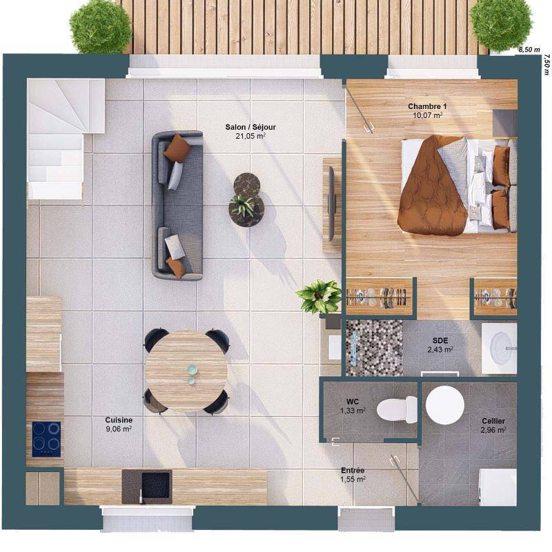 Image de l'annonce Maison 6 pièces 95 m2