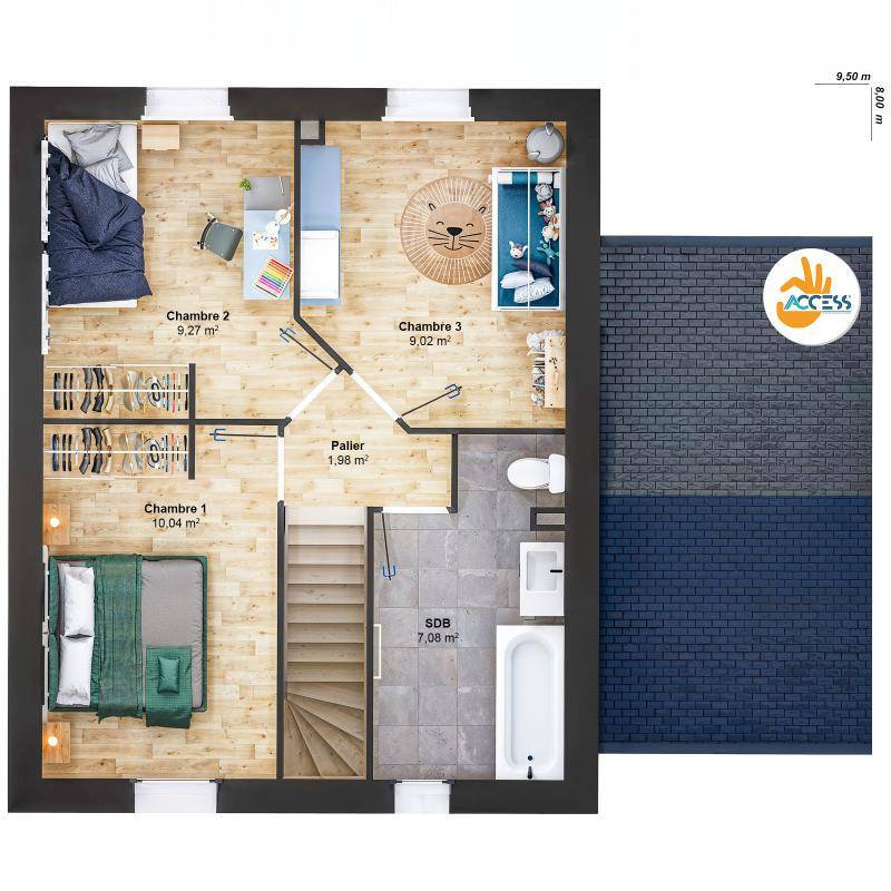 Image de l'annonce Maison 5 pièces 76 m2