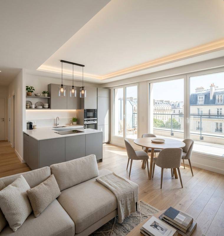Image de l'annonce À vendre – Grand T5 traversant au…