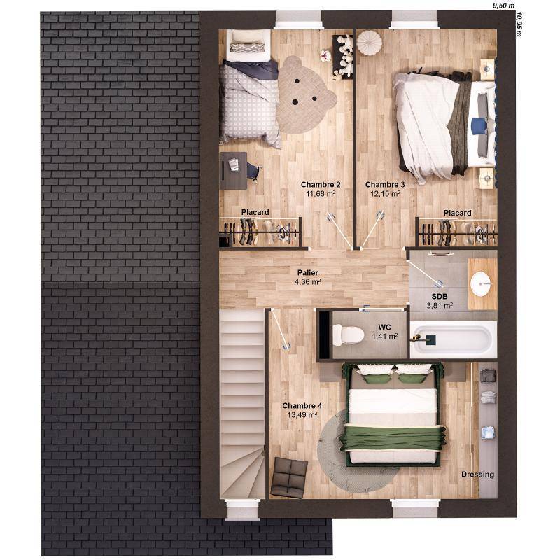 Image de l'annonce Maison 6 pièces 111 m2