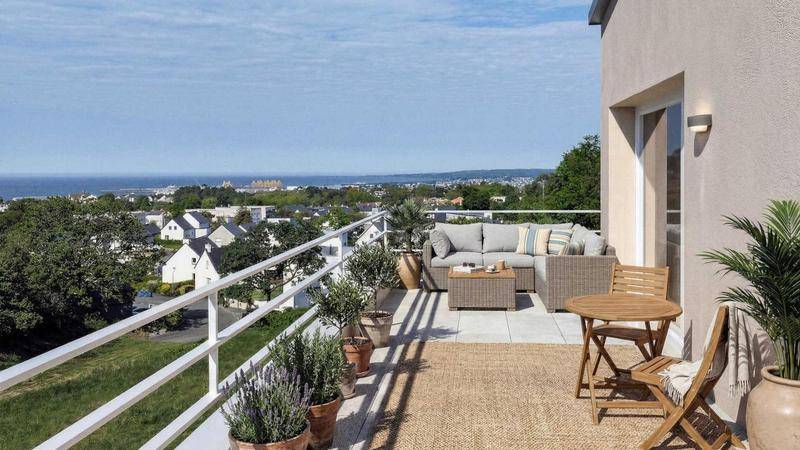 Image de l'annonce T4 avec balcon - 49m2 terrasses