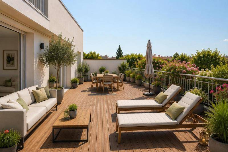 Image de l'annonce RARE! T3 Grande Terrasse dans BORDEAUX avec…