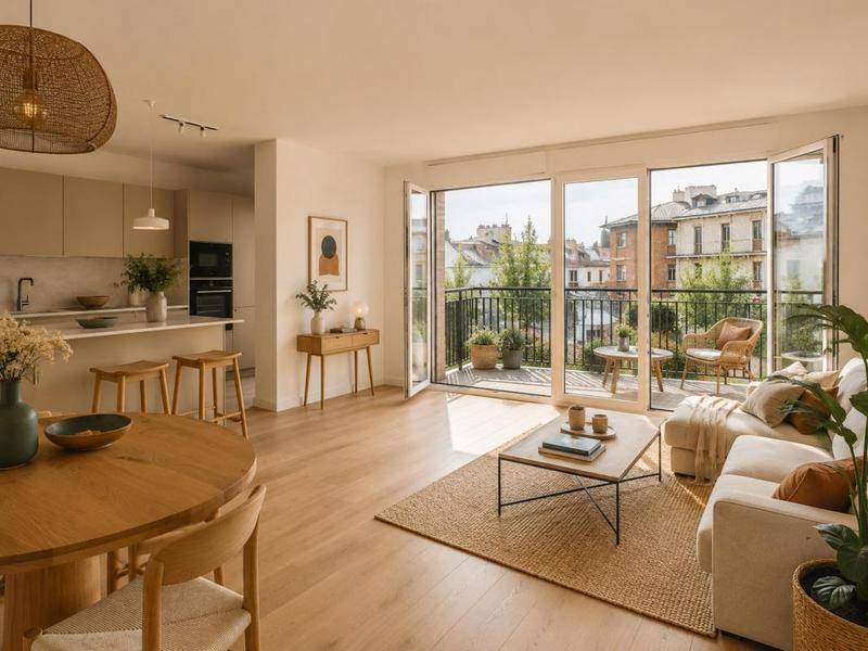 Image de l'annonce Vieux Saint-Ouen – Beau T4 de 86…