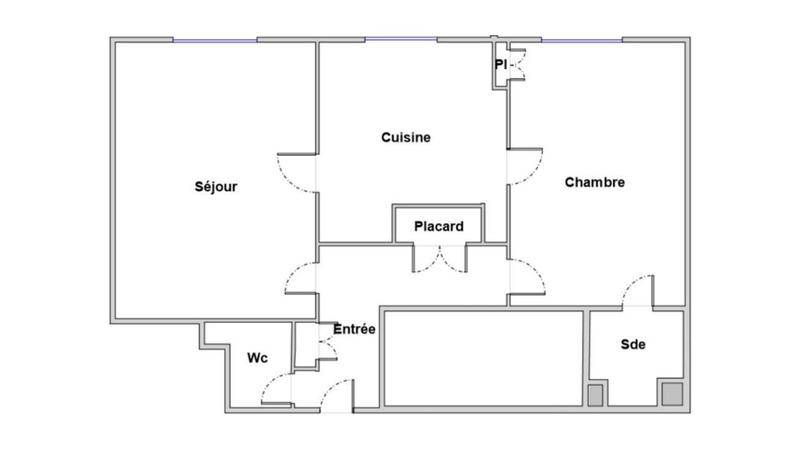 Image de l'annonce Appartement Pantin 2 pièces 42.75 m2