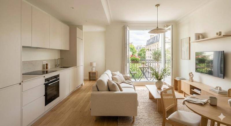 Image de l'annonce Un cocon lumineux avec balcon au cœur…