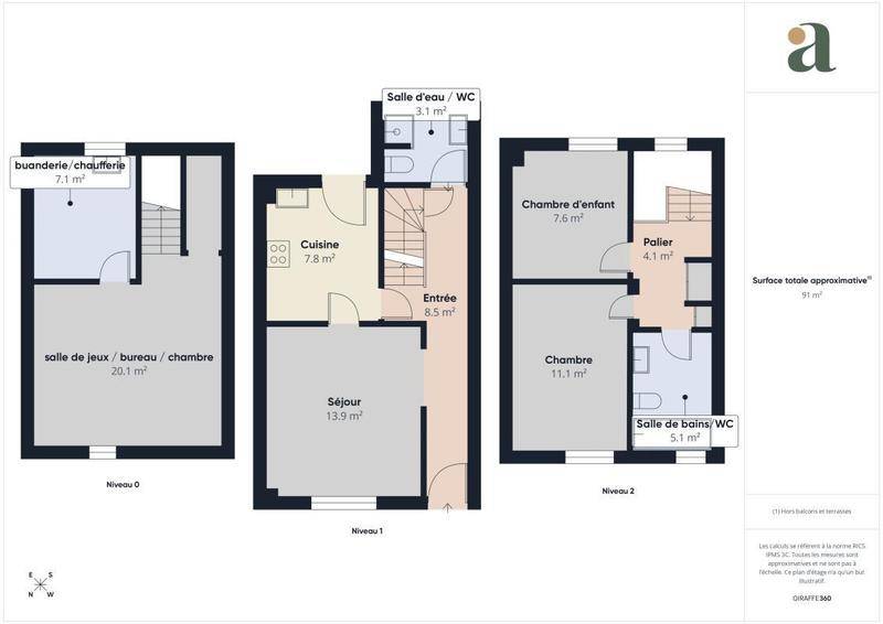 Image de l'annonce Potentiel - Maison de ville - 88m²…