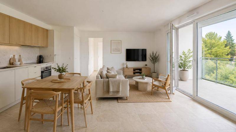 Image de l'annonce T3 AVEC BALCON + 2 PARKING