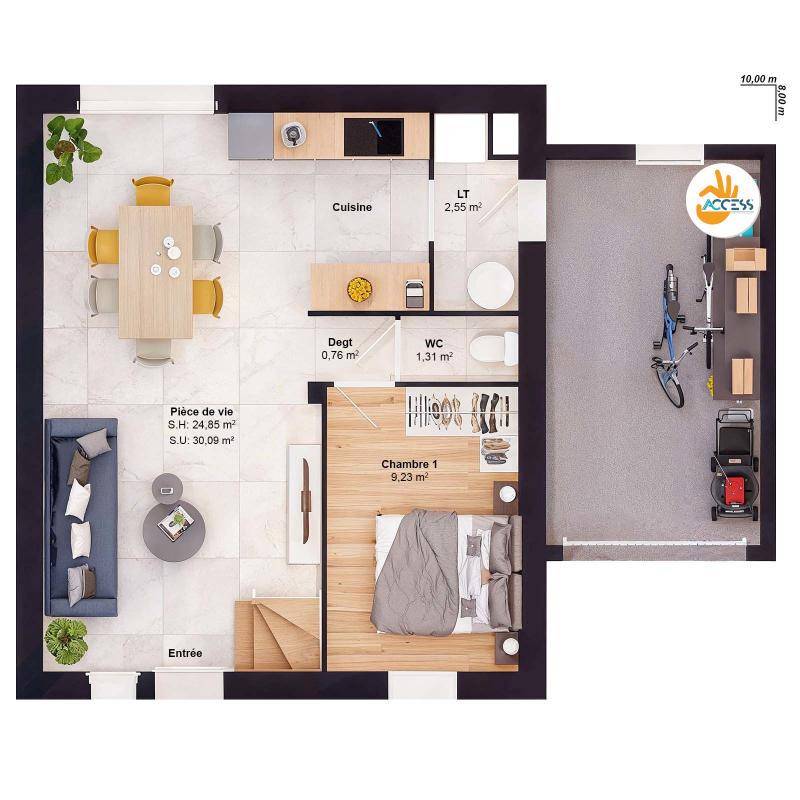 Image de l'annonce Maison 6 pièces 82 m2
