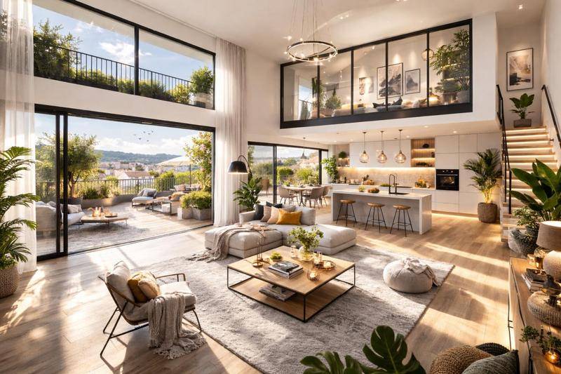 Image de l'annonce **DERNIER** : T4 Duplex en Attique -…