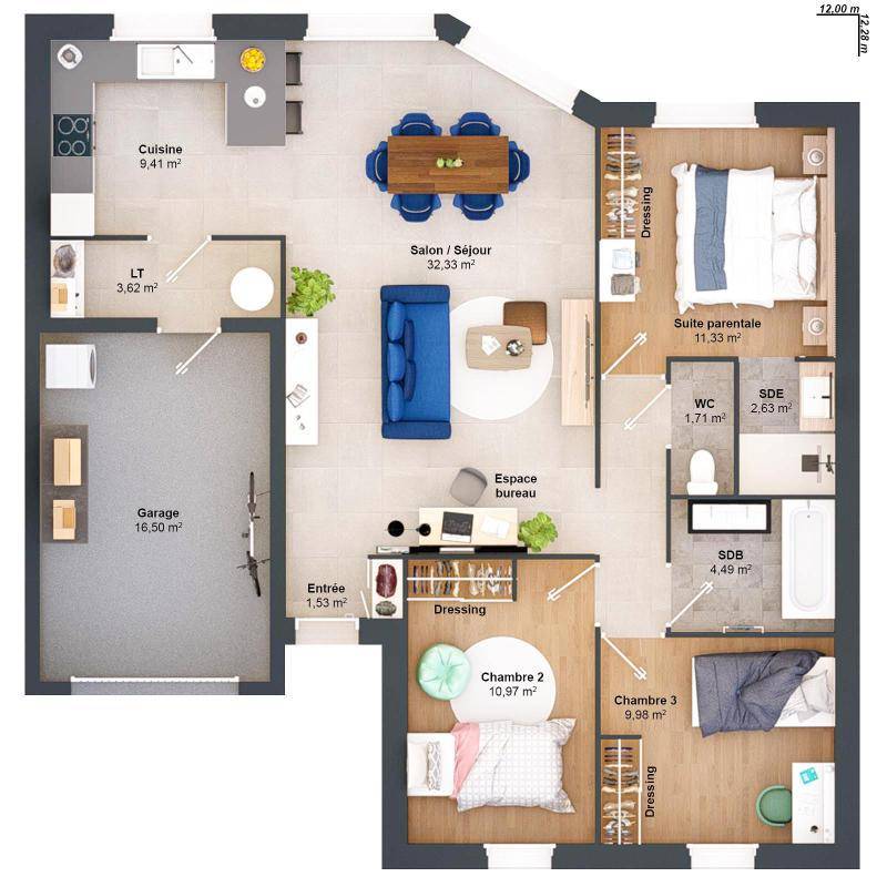 Image de l'annonce Maison 5 pièces 90 m2