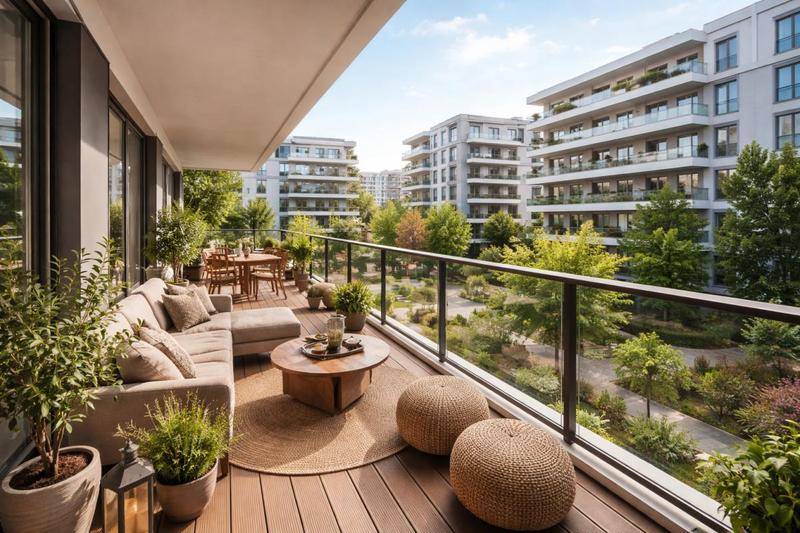 Image de l'annonce - T5 orienté SUD-OUEST avec BALCON et…