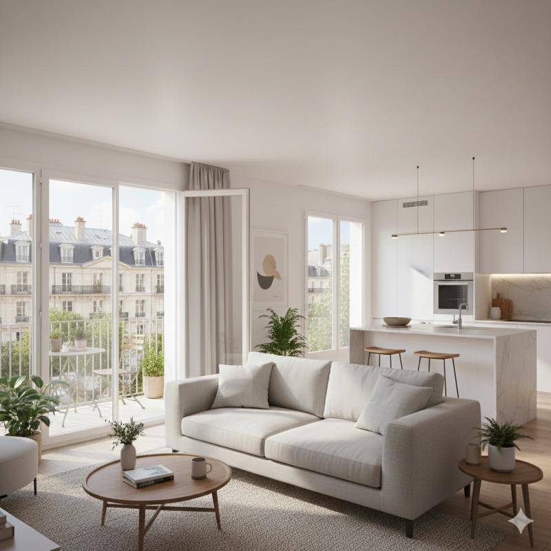 Image de l'annonce **RARE: 3 PIÈCES AVEC BALCON MAIRIE DE…