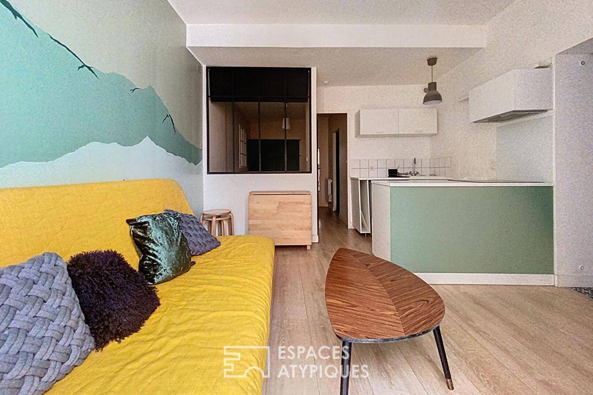 Image de l'annonce Appartement 2 pièces avec patio aux Chartrons