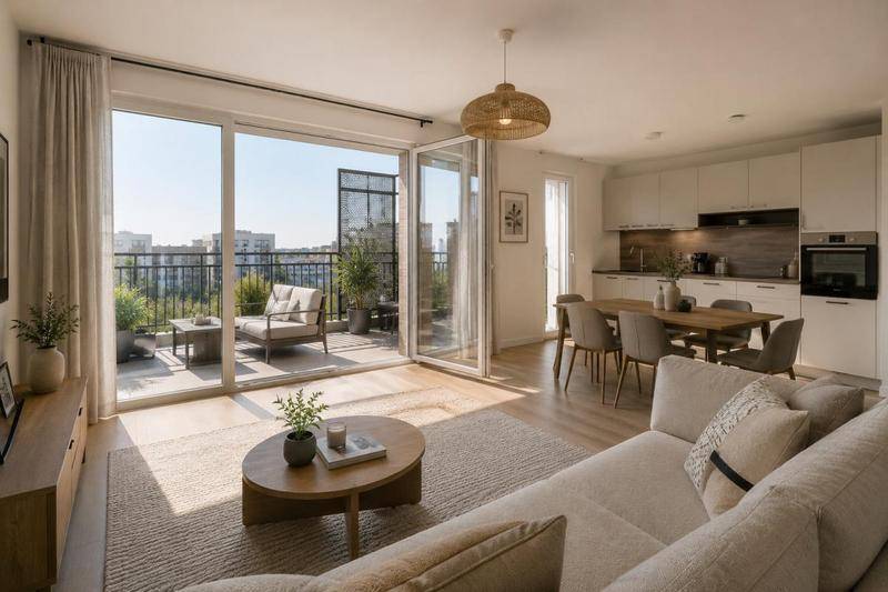 Image de l'annonce Superbe 4 pièces avec grand balcon –…
