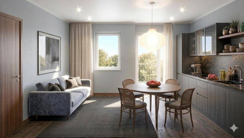 Image de l'annonce Magnifique 2 pièces de 50 m2 proche…