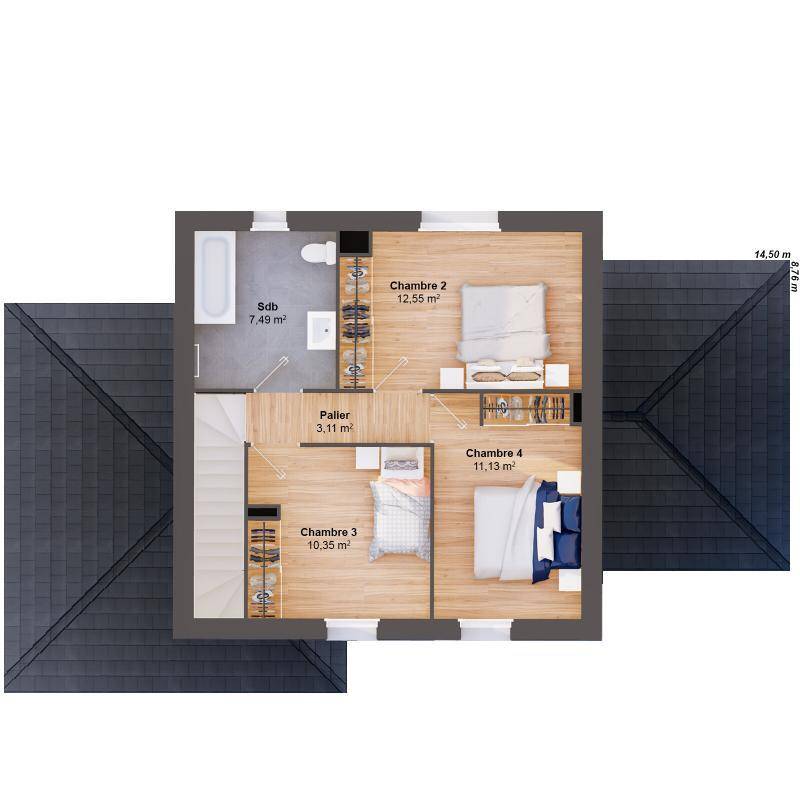 Image de l'annonce Maison 6 pièces 106 m2