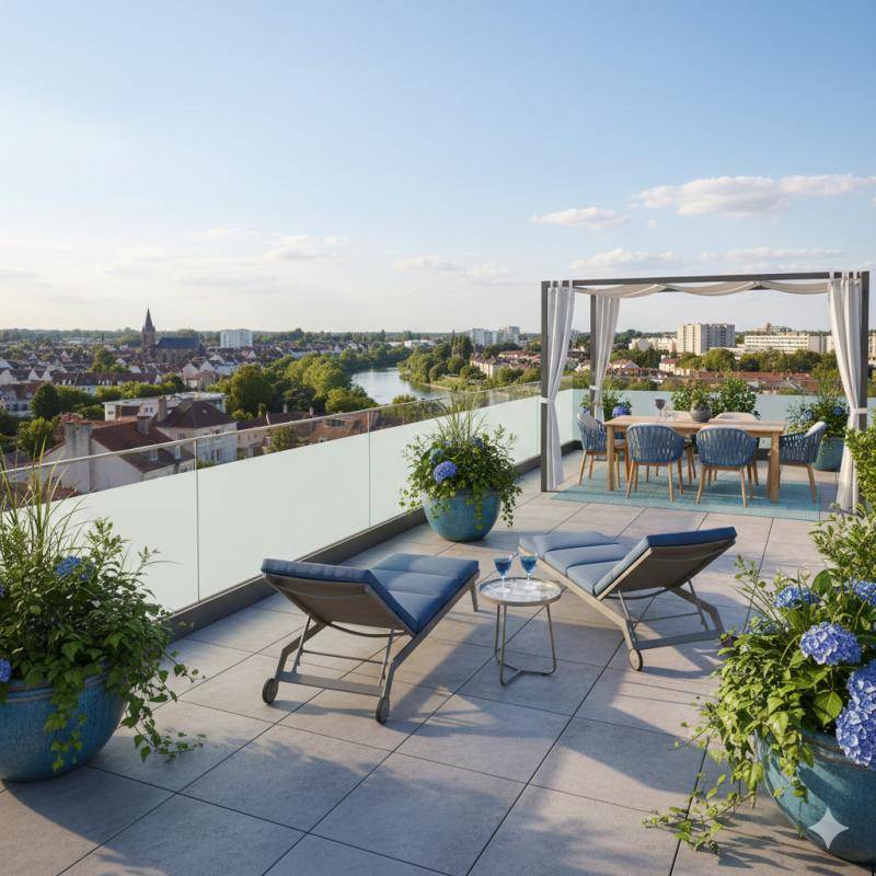 Image de l'annonce - RARE T4 DERNIER ETAGE avec BALCONS,…