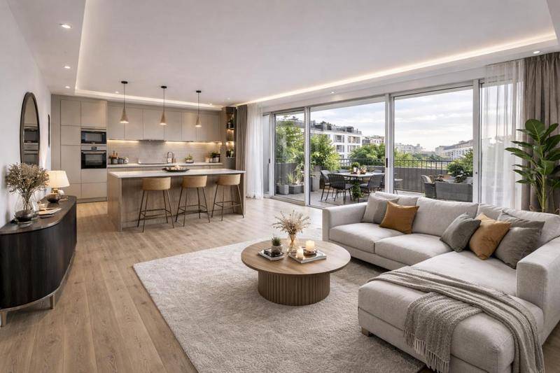 Image de l'annonce 3 PIÈCES avec DOUBLE LOGGIA – Au…