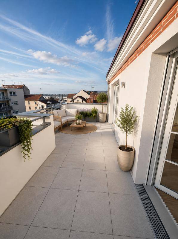 Image de l'annonce 4 PIECES EN DERNIER ETAGE AVEC TERRASSE
