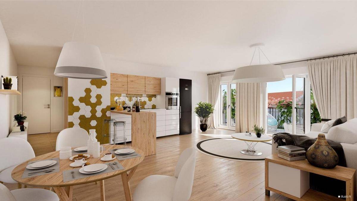 Image de l'annonce Eco quartier Flaubert_T2 NEUF - Balcon -…