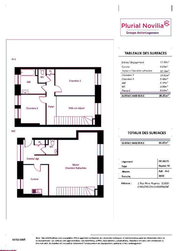Image de l'annonce APPARTEMENT - CHALONS-EN-CHAMPAGNE - ER.18171