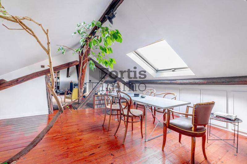 Image de l'annonce PARIS 18-DUPLEX DE 89.79M2, AU DERNIER ETAGE,…