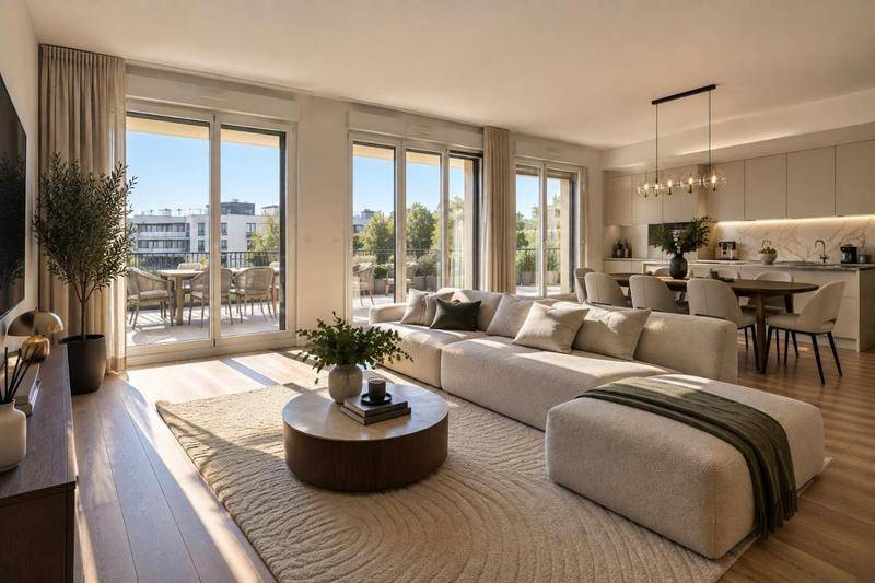 Image de l'annonce 4 pièces avec grande loggia – Beaux…