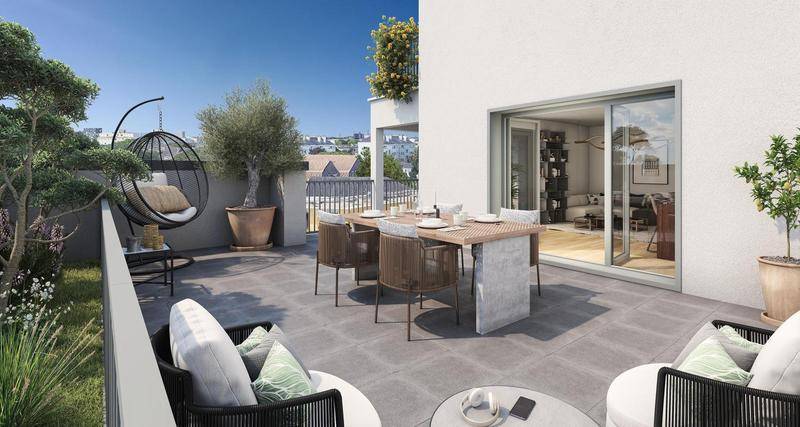 Image de l'annonce 4 PIECES EN ETAGE AVEC TERRASSE ET…
