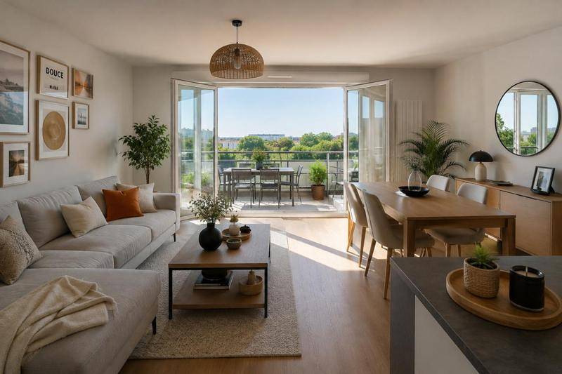 Image de l'annonce T3 LUMINEUX avec GRAND BALCON – 4e…