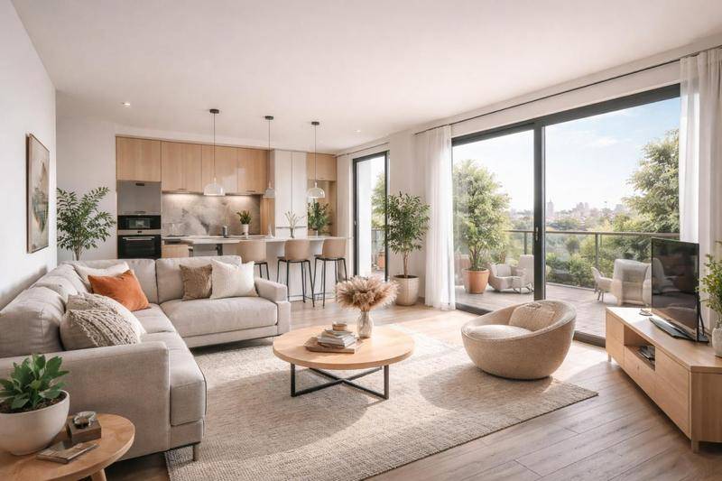 Image de l'annonce NANTERRE-VILLE ** Magnifique 4 pièces avec TERRASSE…