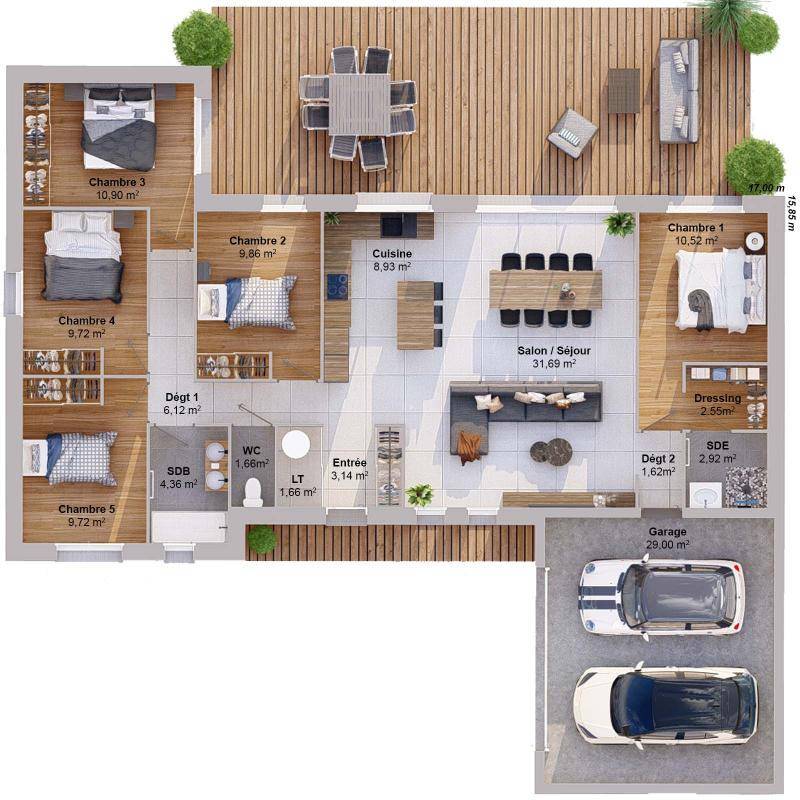 Image de l'annonce Maison 7 pièces 115 m2