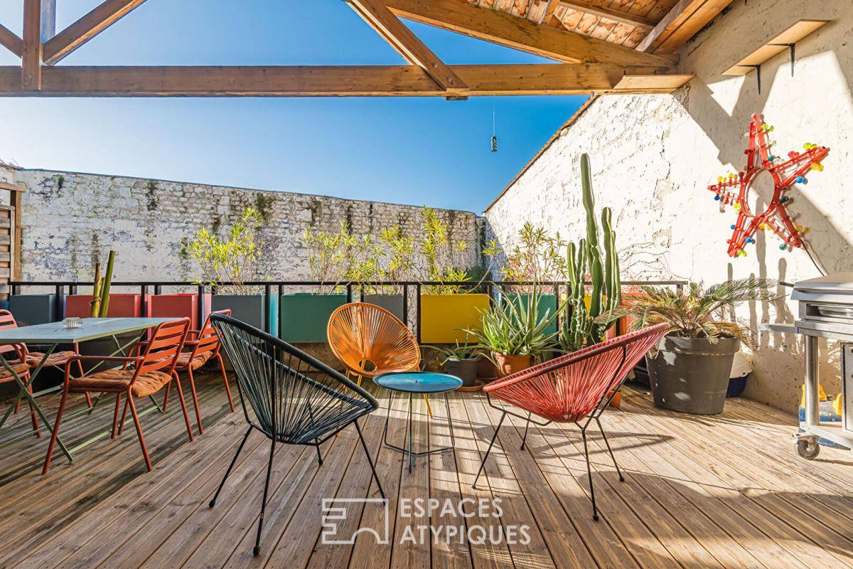 Image de l'annonce Appartement contemporain avec terrasse aux Chartrons