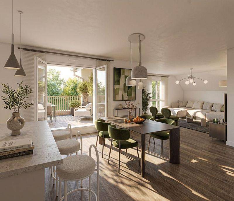 Image de l'annonce T3 60 m² – balcon 8 m²…