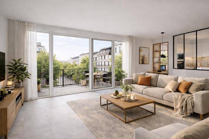 Image de l'annonce CONFORTABLE 3 PIÈCES avec GRAND BALCON –…
