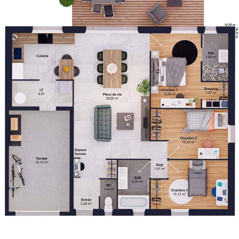 Image de l'annonce Maison 5 pièces 91 m2