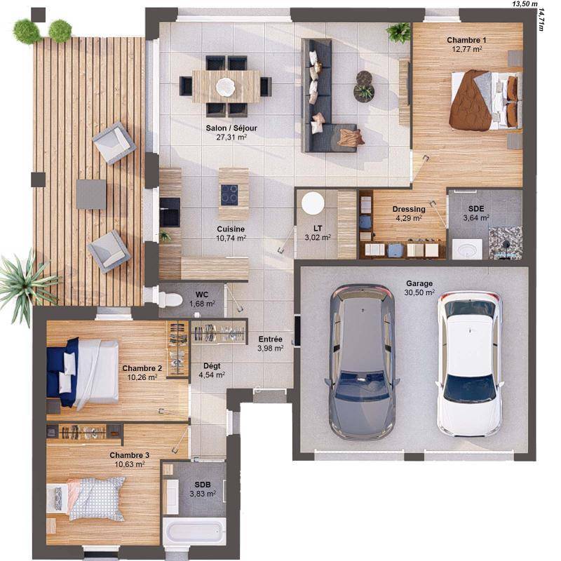 Image de l'annonce Maison 5 pièces 97 m2