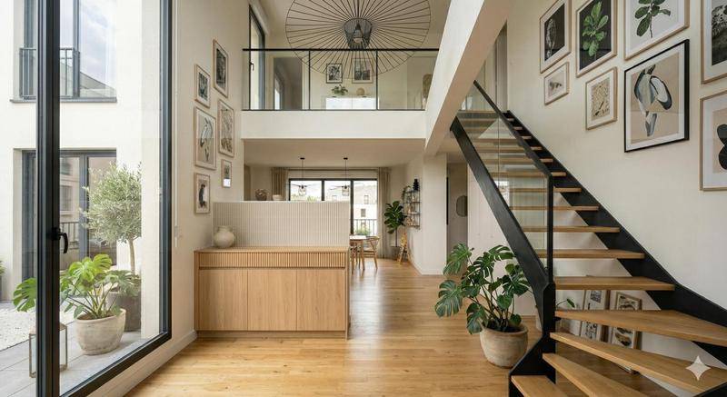 Image de l'annonce Un duplex élégant aux volumes rares