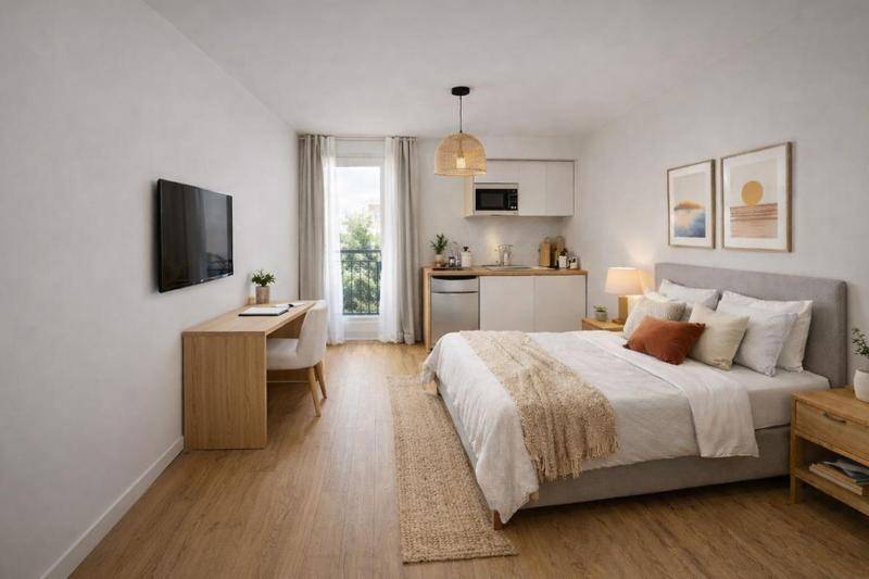 Image de l'annonce STUDIO LUMINEUX avec BALCON – Emplacement recherché…