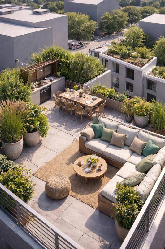 Image de l'annonce 4 PIECES EN DERNIER ETAGE AVEC TERRASSE