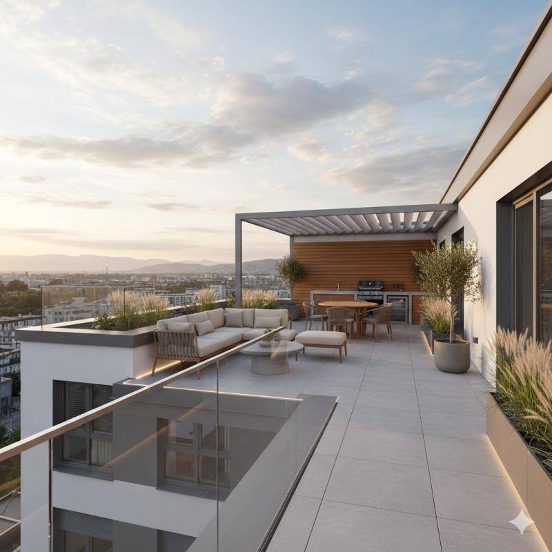 Image de l'annonce **RETOUR DERNIER ETAGE 100m² TERRASSE Ligne 15…