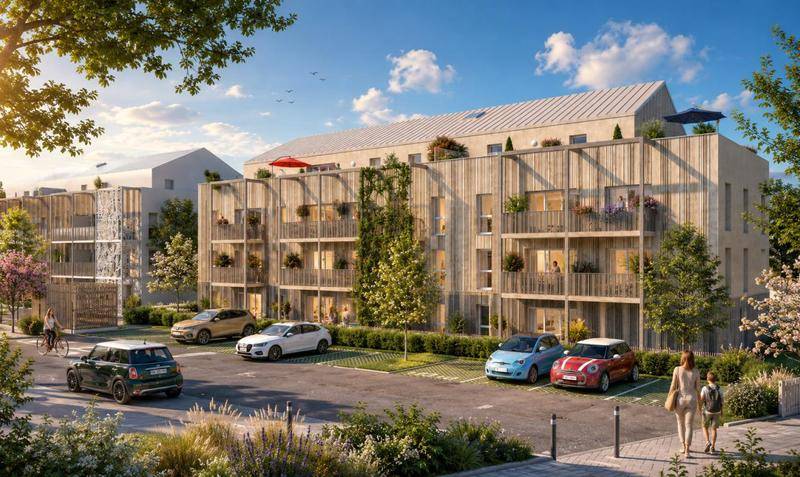 Image de l'annonce T3 de 57 m² avec balcon et…