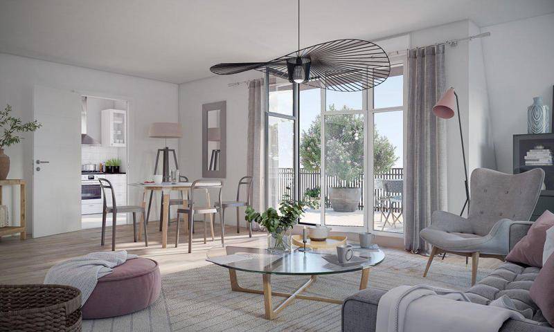 Image de l'annonce T2 de 50M2 avec GRANS SEJOUR ET…