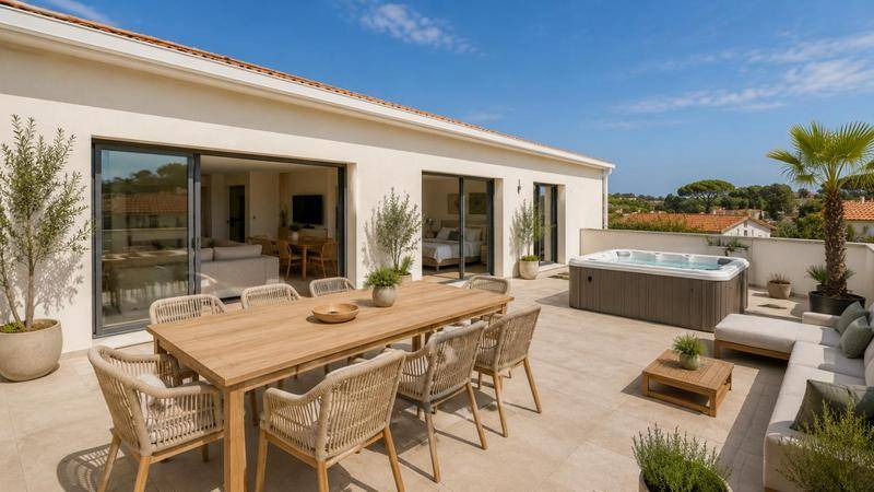 Image de l'annonce **T4 D'EXCEPTION AVEC 112 m² DE TERRASSE**