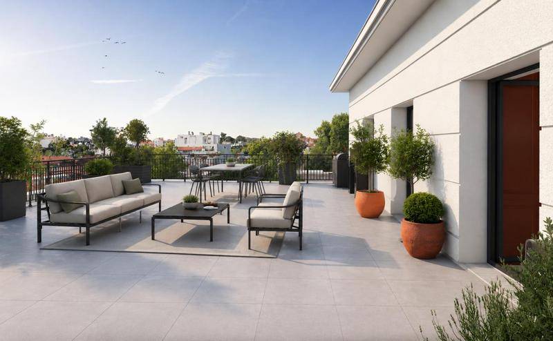 Image de l'annonce 4 PIECES TRAVERSANT AVEC TERRASSE