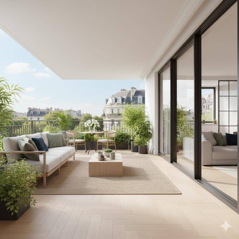 Image de l'annonce Superbe 3 pièces avec double balcon dans…