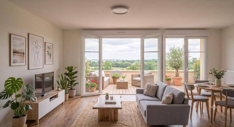 Image de l'annonce Charmant Appartement 4 pièces proche transports avec…